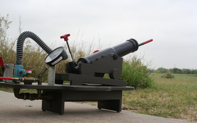 Palo Alto's air cannon, a unique learning experience.
