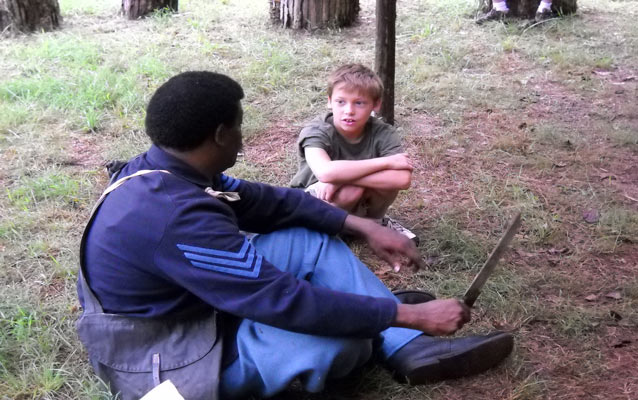 Ranger Webster With Student