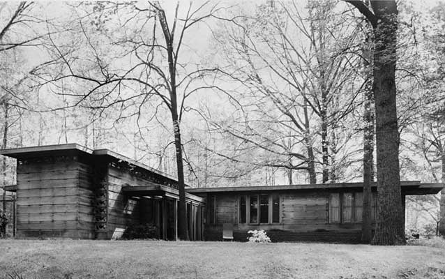 East elevation - Pope-Leighey House