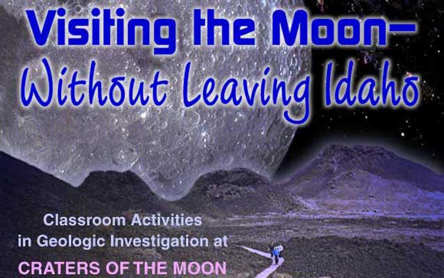 Kids walking through moonscape