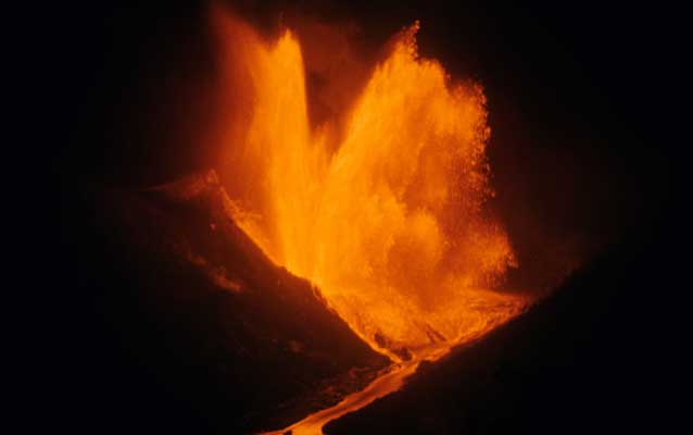 Kīlauea Iki fountain eruption in 1959