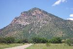 Montezuma Park with visible rockslide chutes
