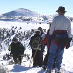 Winter snowshoe walk