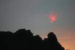 sunset smokey sky