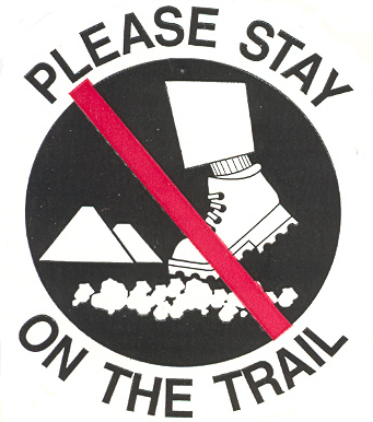 stay on trail