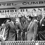 Vice President Nixon attends dedication of Cumberland Gap National Historical park in 1959.