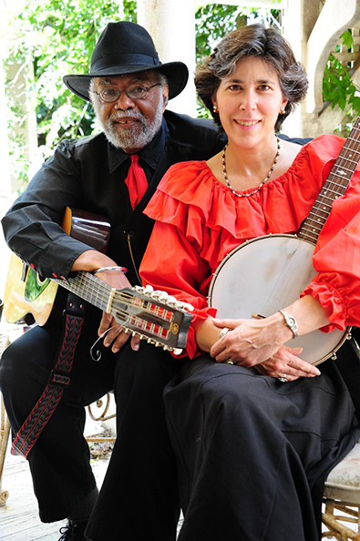 Musicians Sparky and Rhonda Rucker