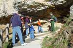 Tour enters Gap Cave
