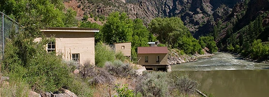 Gunnison Tunnel equipment structures.