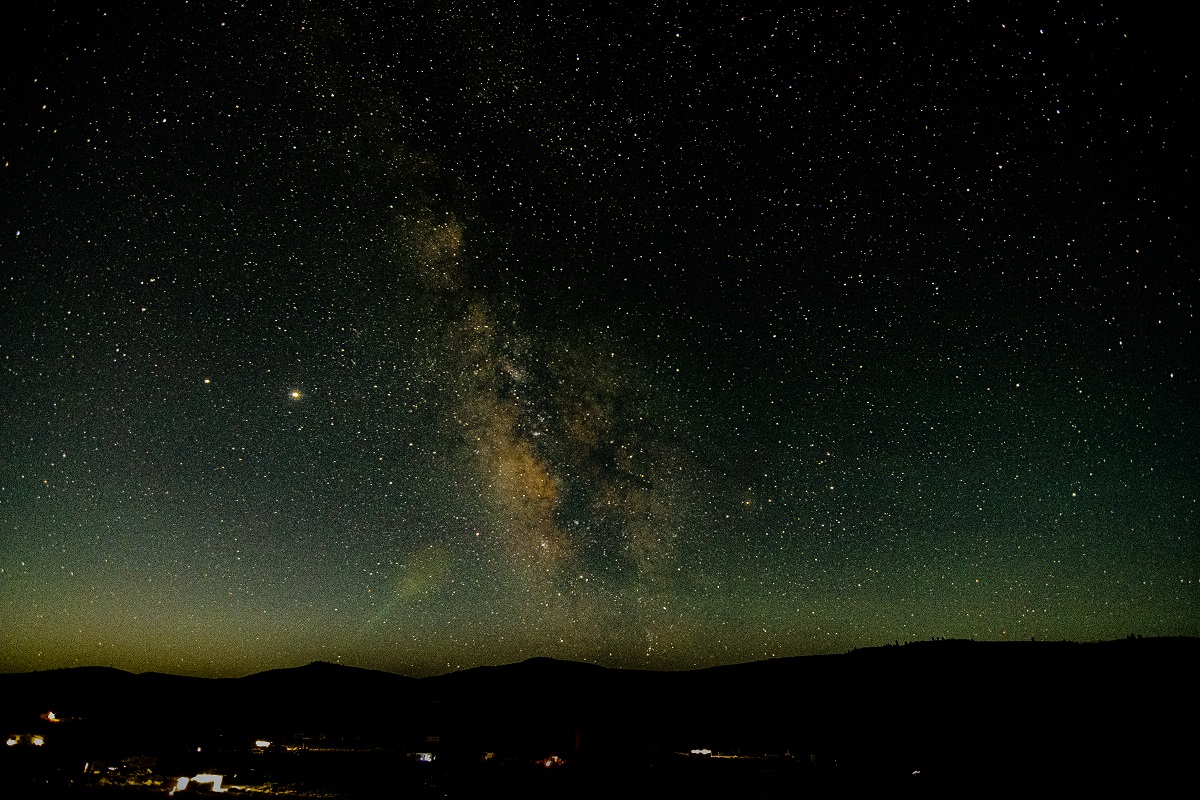 Milky Way Galaxy as viewed from the Elk Creek Campground