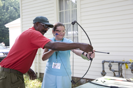 Get Up,Get Out & Go! archery activity