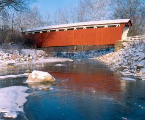 Everett Road Covered Bridge.