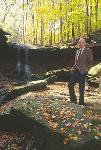 Congressman Seiberling Below Blue Hen Falls