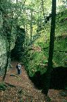 Hikers at Ledges