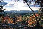 Ledges overlook in the fall