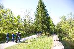 Birdwatchers on the Towpath Trail