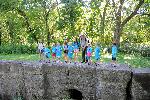 Students visit a lock