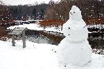 Towpath Trail snowman