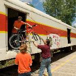 12 Loading Bikes on the Train