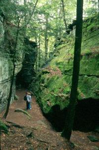 Hikers at Ledges