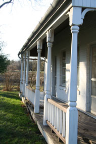 Front prorch of the Packard-Doubler House