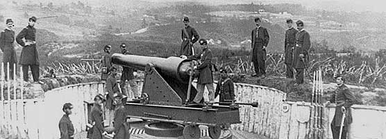 Parrot Gun at fort Totten