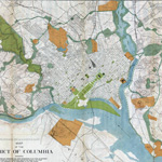 McMillan Commission Report map