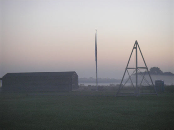 Early morning at Huffman Prairie Flying Field.