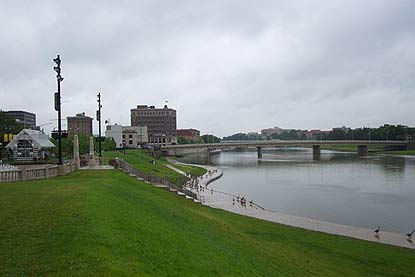 View of Dayton along the Great Miami River.