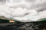 Late June, Upstream Teklanika River, Kevin Muente, 2005. Materials: Oil on canvas.