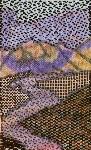 East Fork Toklat River #2, Rebecca Voris, 2003. Materials: Covered yarn.