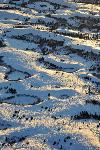 aerial photo of winter landscape