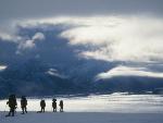 Traveling on Muldrow Glacier