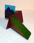 Mt. Pendelton study, Richard Fruth, 2010 Materials: Poplar and Mixed Media