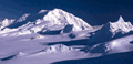 snowy mountain landscape