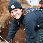 As part of her research about ceramic pottery used by late prehistoric peoples in northwest Alaska, Shelby Anderson will collect raw clay samples