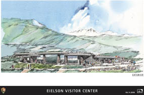Image of Rendition of New Eielson Visitor Center