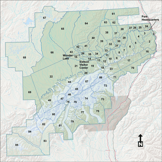 Backcountry Grid Map