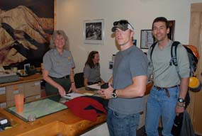 Registering at the Talkeetna Ranger Station