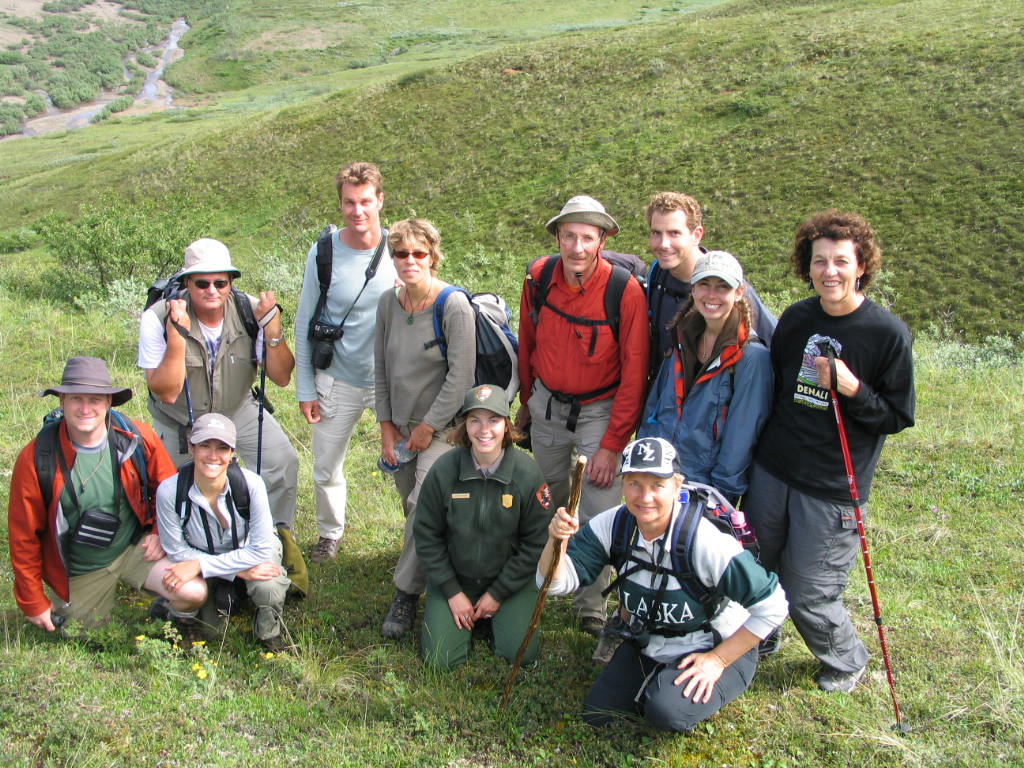 Visitors on a Discovery Hike