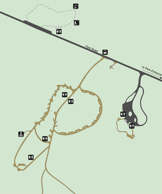 A map of Savage River Campground