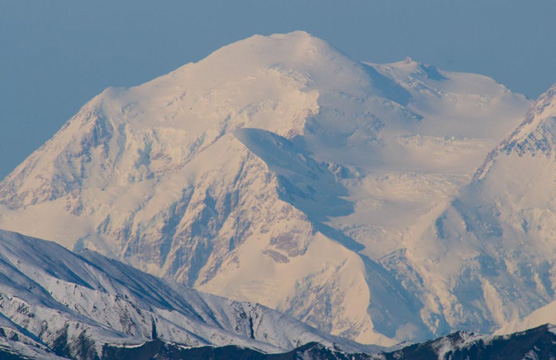 The south peak of Mt. McKinley