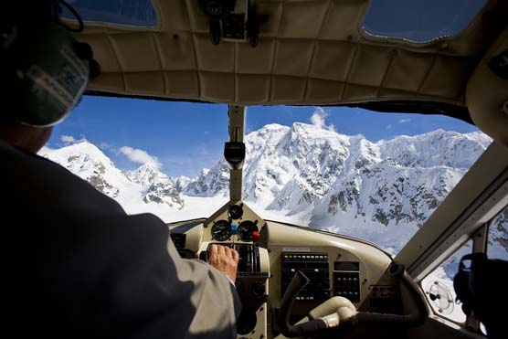 View from inside an air taxi