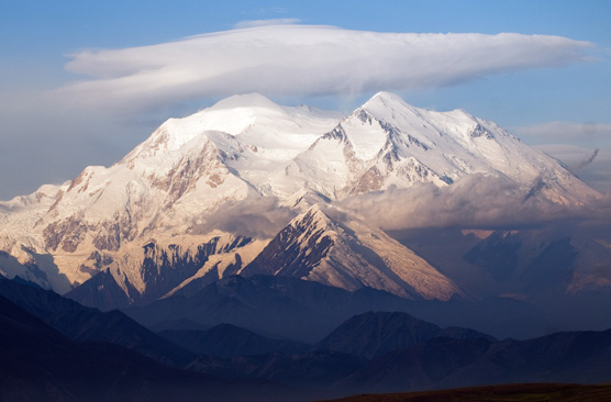 Mt. McKinley dominates the Alaska Range