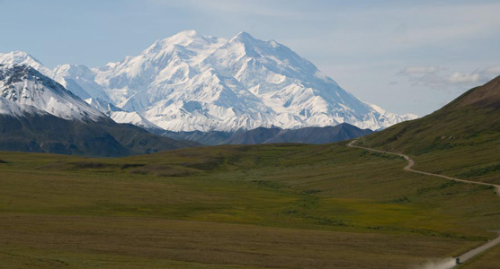 Mt. McKinley seen from Stony Dome