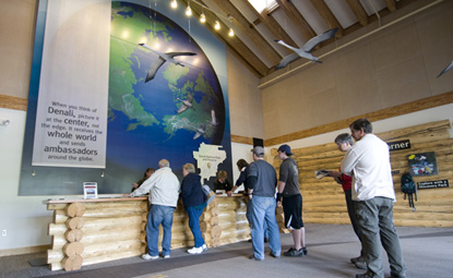 Denali's information hub is the Denali Visitor Center