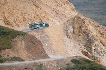 A typical shuttle bus