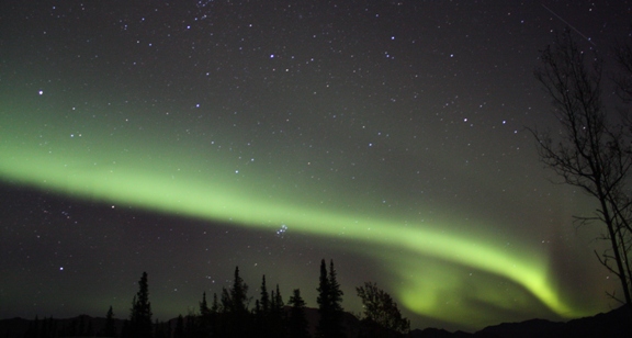 An image of the aurora