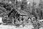 Cabin at the Base of Devils Postpile 1939