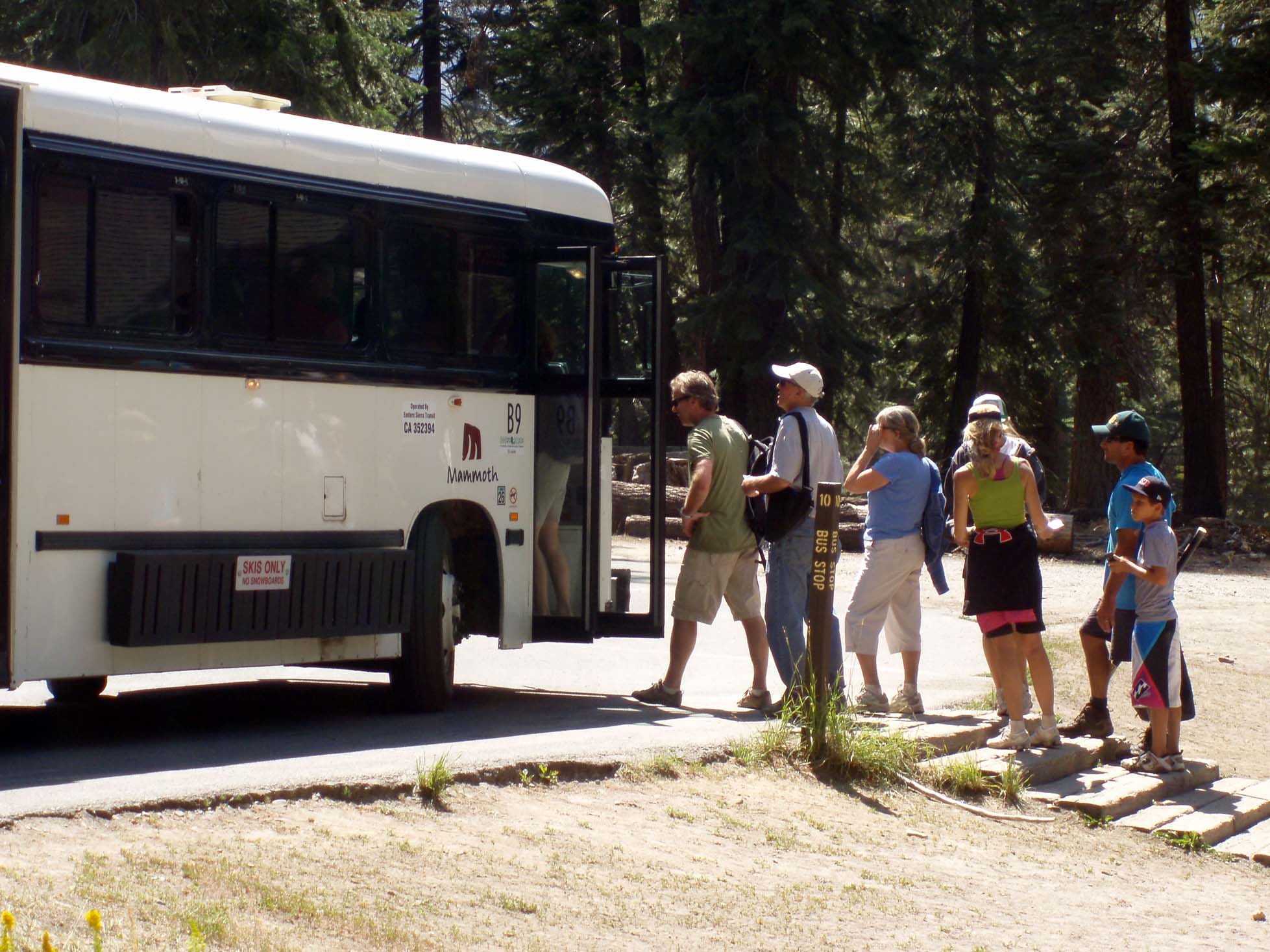 Shuttle Bus at Reds Meadow